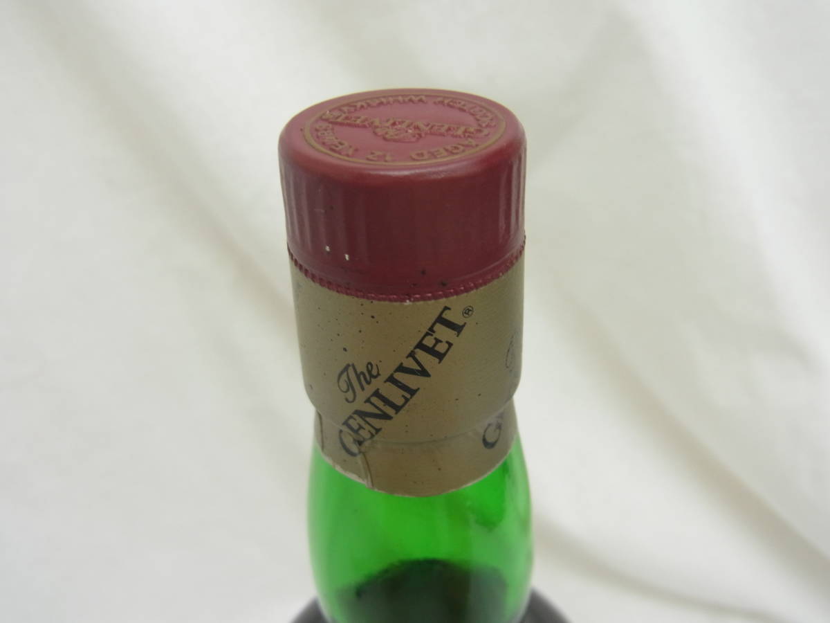 12年 グレンリベット GLENLIVET 旧ボトル 赤アザミ 古酒 旧ラベル
