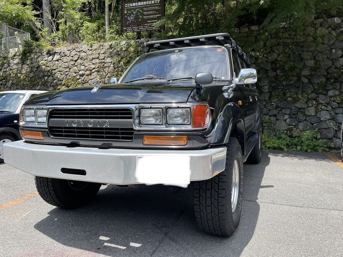 ランクル80純正フロントバンパー トヨタ純正 80 ランクル
