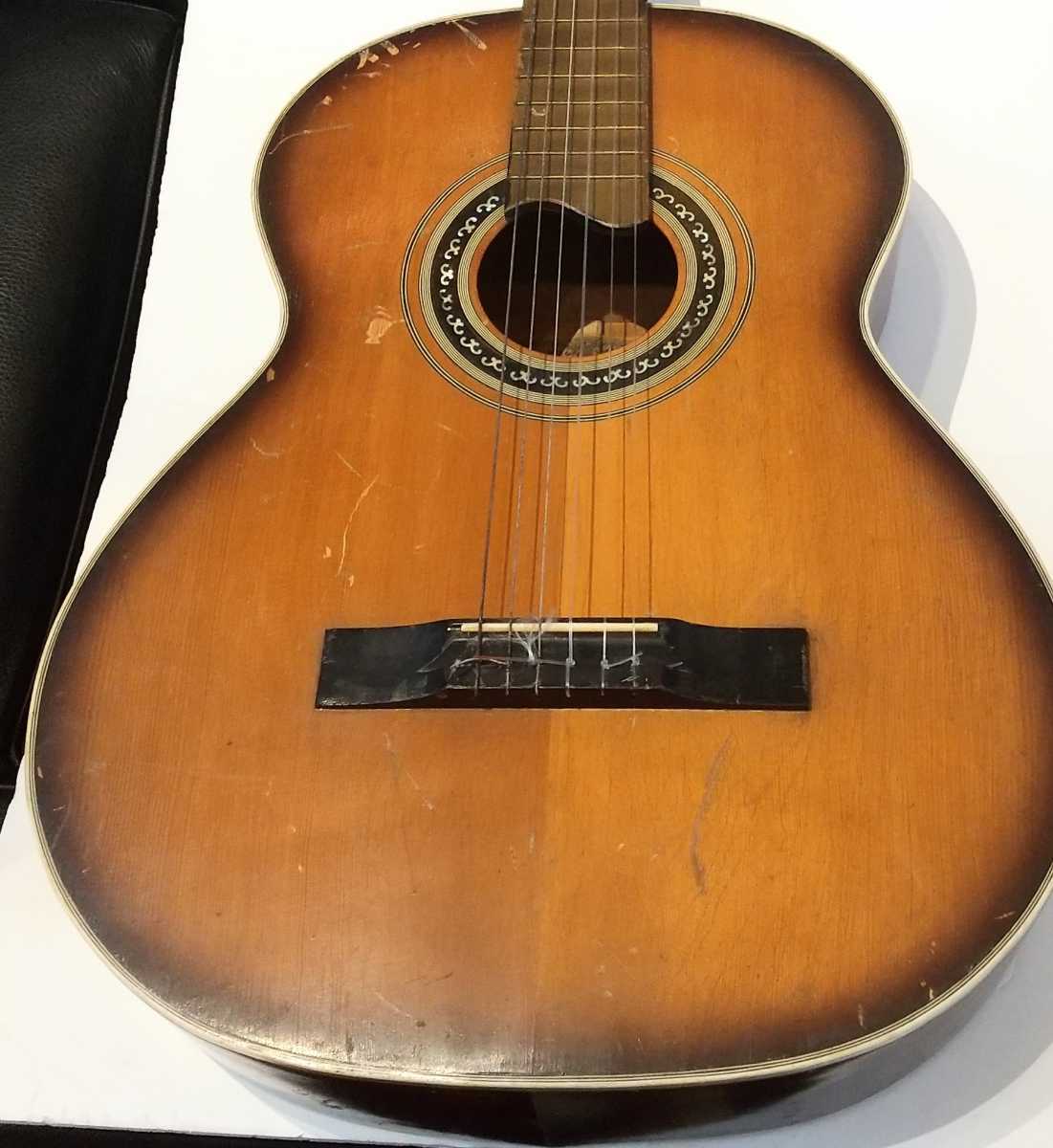 1950年代？　ニューオデオン　ジャパンヴィンテージギター　NEW ODEON ODEON MUSICAL ギター　オール単板？軽量　ネック真っすぐ、弦長65cm