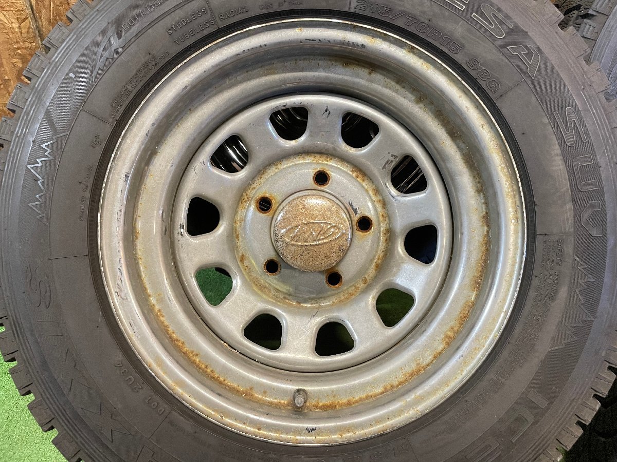 AWC デイトナ USA製 メッキ 15インチ 7J ±0？ PCD127 5H MAXXIS PRESA 