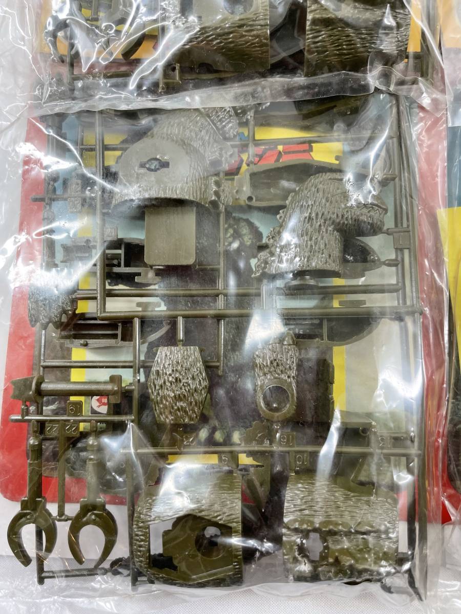 ゴジラ プラモデル ブルマァク ユニパズル 台紙もの 特撮 東宝 怪獣 未使用品 未組立品