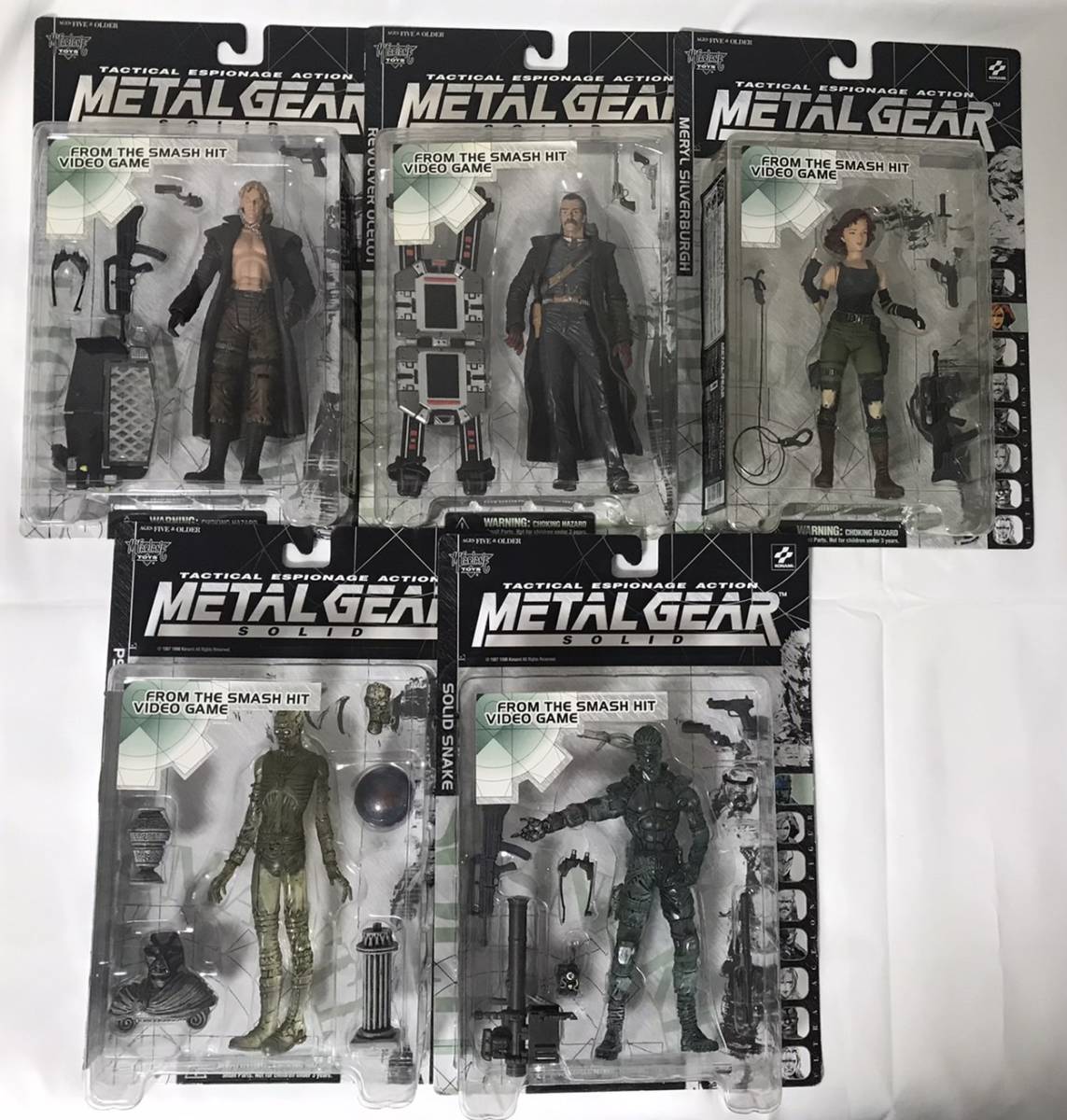 送料無料，100%新品 品 McFARLANE TOYS Metal Gear Solid マクファーレントイズ メタルギアソリッド フィギュア セット(ゲームキャラクター)｜売買されたオークション情報、yahooの商品情報をアーカイブ公開 - オークファ その他