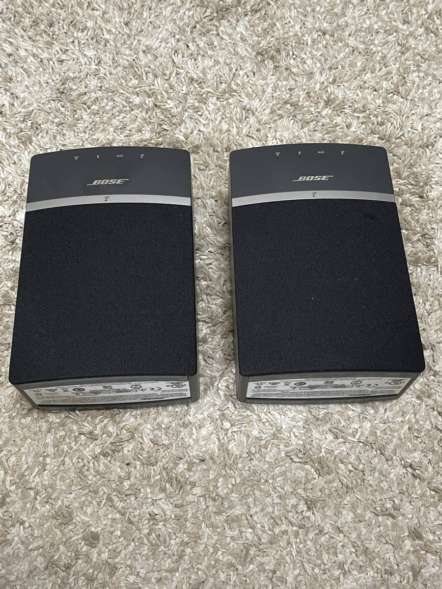 【現品限り】　BOSE SOUND TOUCH 10 2個セット リモコン未使用 BOSE ボーズ SOUNDTOUCH 10 美品 2台セット ステレオ接続対応 リモコン