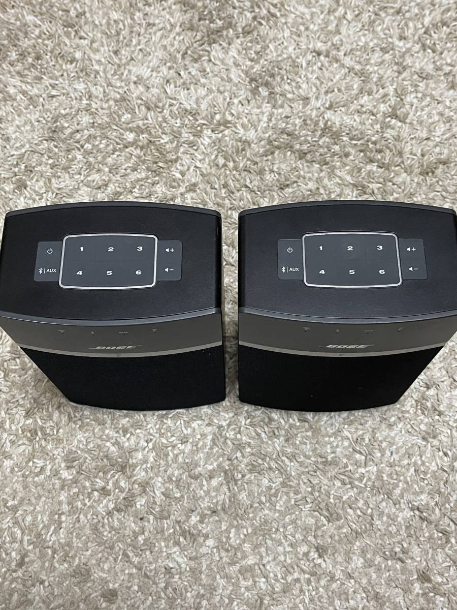 【現品限り】　BOSE SOUND TOUCH 10 2個セット リモコン未使用 BOSE ボーズ SOUNDTOUCH 10 美品 2台セット ステレオ接続対応 リモコン