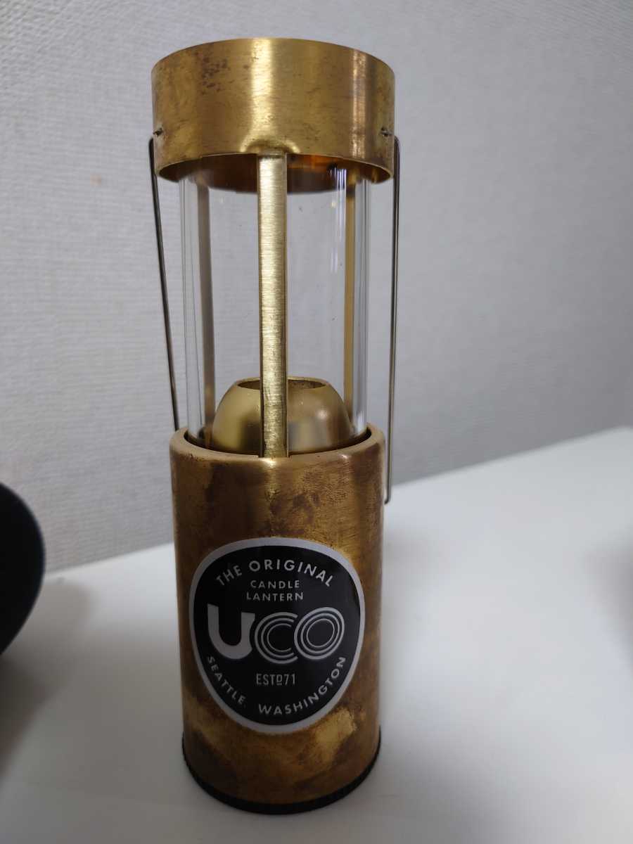 キャンドルランタン ブラス UCO : オイルランタン 真鍮 キャンプ
