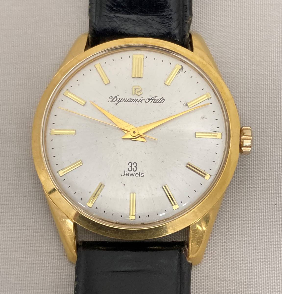 リコーダイナミックオート33jewels ジャンク品メンズ腕時計