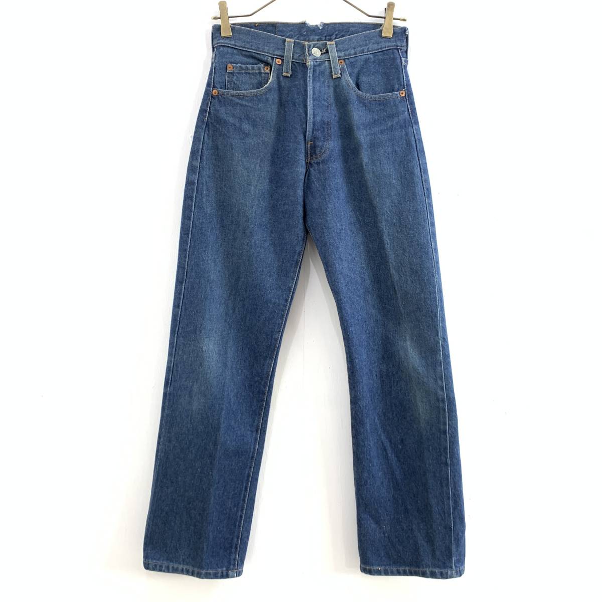 ☆USA製 赤耳 ヴィンテージ 80'S Levi's リーバイス501 デニムパンツ ジーンズ W27×L36 刻印524エルパソ工場 黒カン【送料一律/同梱可能】
