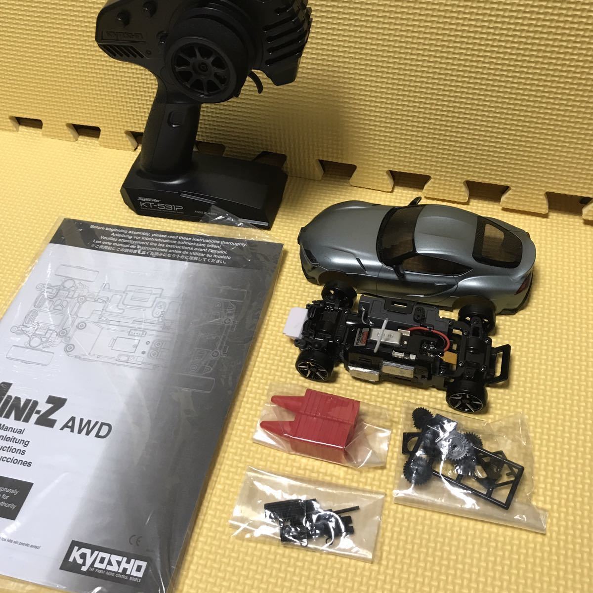 京商 ミニッツ AWD GRスープラ マットストームグレーメタリック レディ