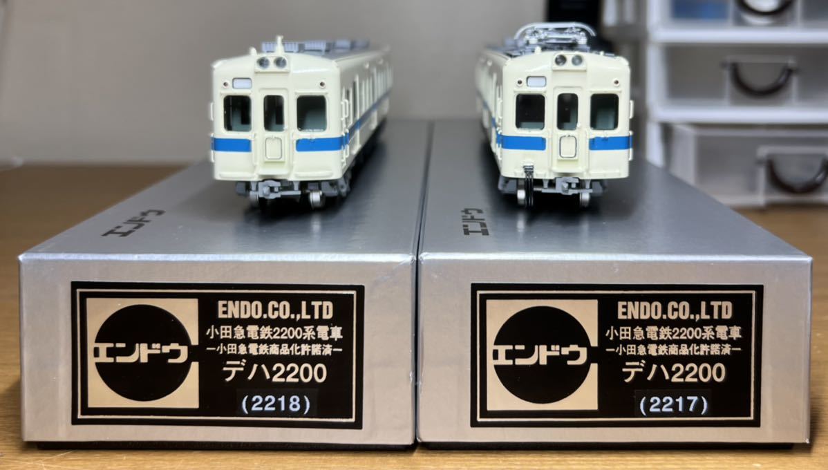 エンドウ 小田急電鉄2200系電車 デハ2220 未組立品 HOゲージ ジャンク エンドウ 完成品HG仕様 小田急電鉄2200系電車 ☆HOゲージ ENDO CO.，LTD