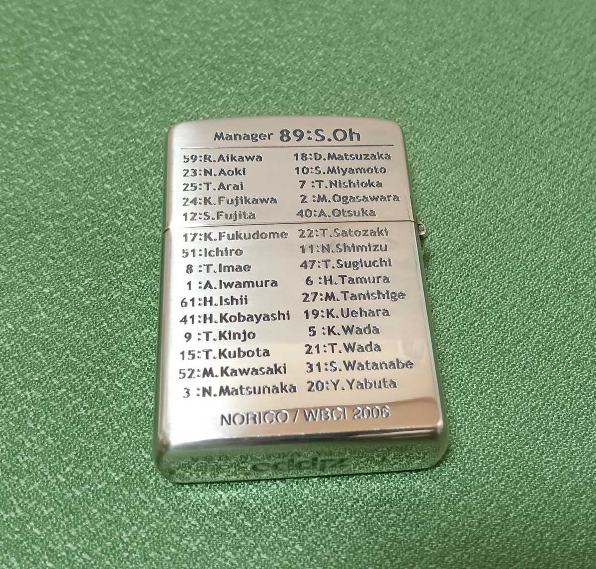 Zippo/ジッポー 2006年 WORLD BASEBALL CLASSIC 