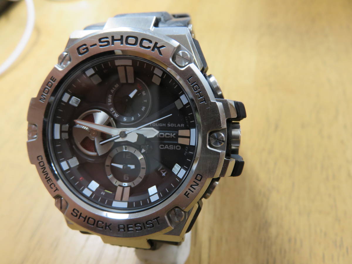 CASIO カシオ G-SHOCK G-STEEL Bluetooth搭載 ソーラー GST-B100 