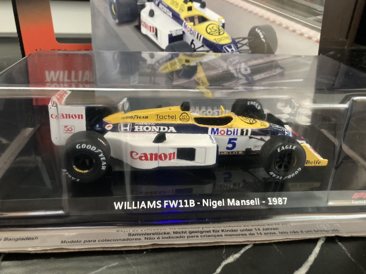  ナイジェル マンセル仕様 DeAGOSTINI デアゴスティーニ ビッグスケールF1コレクション ウィリアムズ FW11B 1/24 Williams レッド5(フォーミュラ)｜売買されたオークション情報、yahooの商品情報をアー フォーミュラ