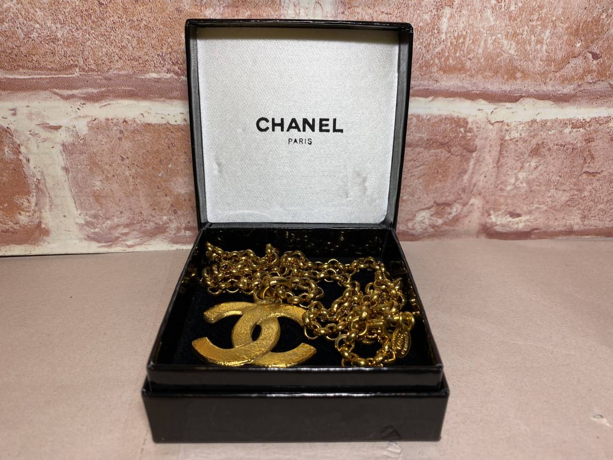 ☆CHANEL シャネル ゴールド ネックレス 箱付 ブランドアクセサリー 