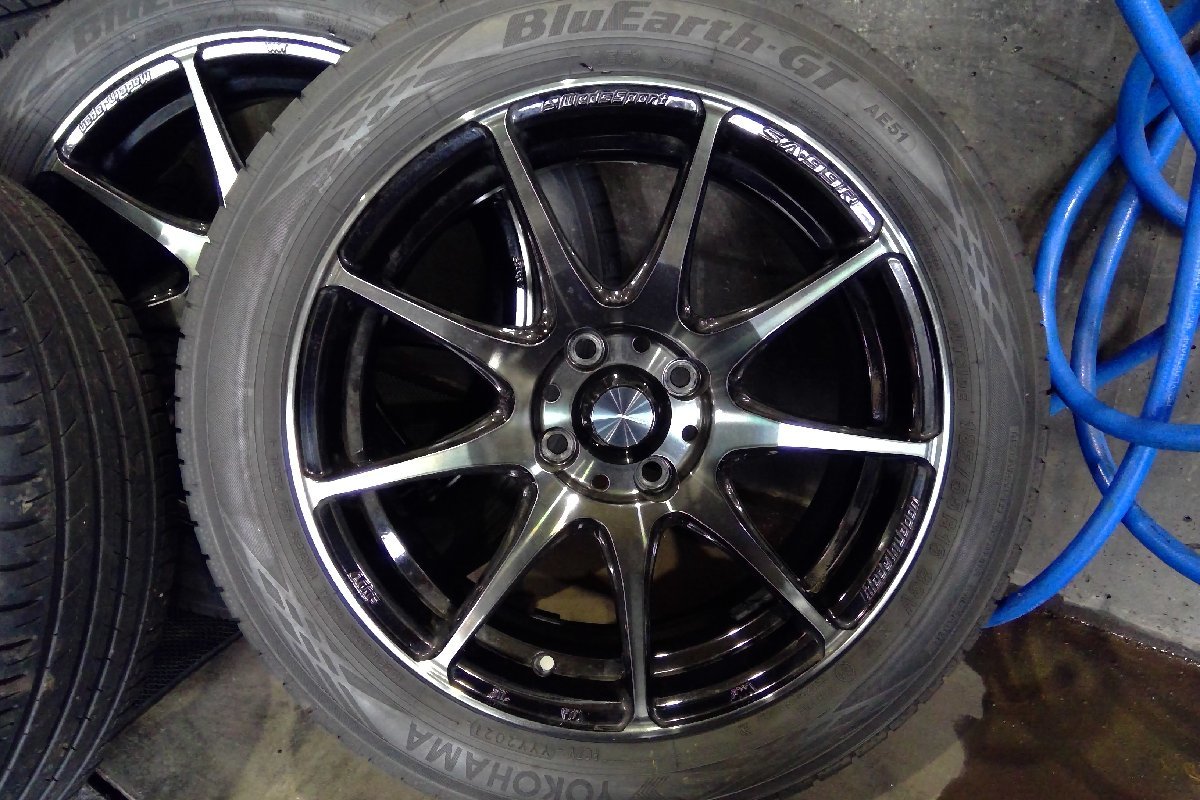 H)美品 Weds sport amf SA-99R 16インチ アルミホイール 6.5J +42 2021 