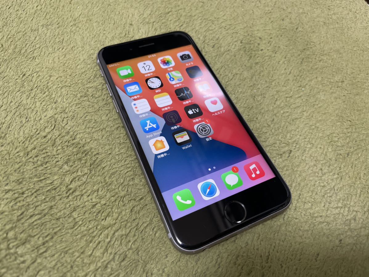 展示品☆美品☆Apple☆アップル☆iPhone6s☆64GB☆スペースグレイ