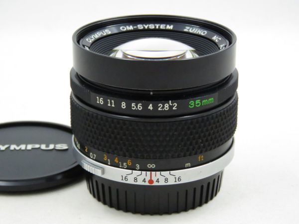  18816Z1 完動品 OLYMPUS ZUIKO MC AUTO-W 35mm F2(オリンパス)｜売買されたオークション情報、yahooの商品情報をアーカイブ公開 - オークファン オリンパス