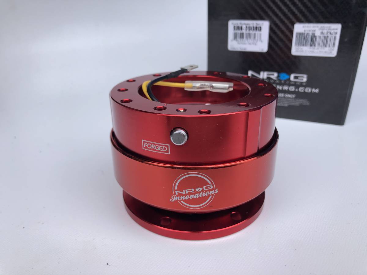 G*T様 NRG ステアリングクイックリリース レッド 品 【公式通販】
