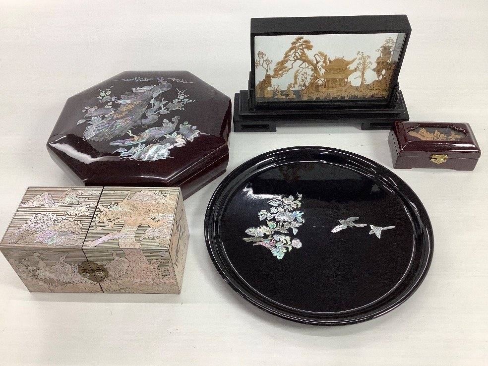 螺鈿装飾細工 飾り箪笥 小物入れ BLACK FRIDAY 11月26日迄 小物入れ