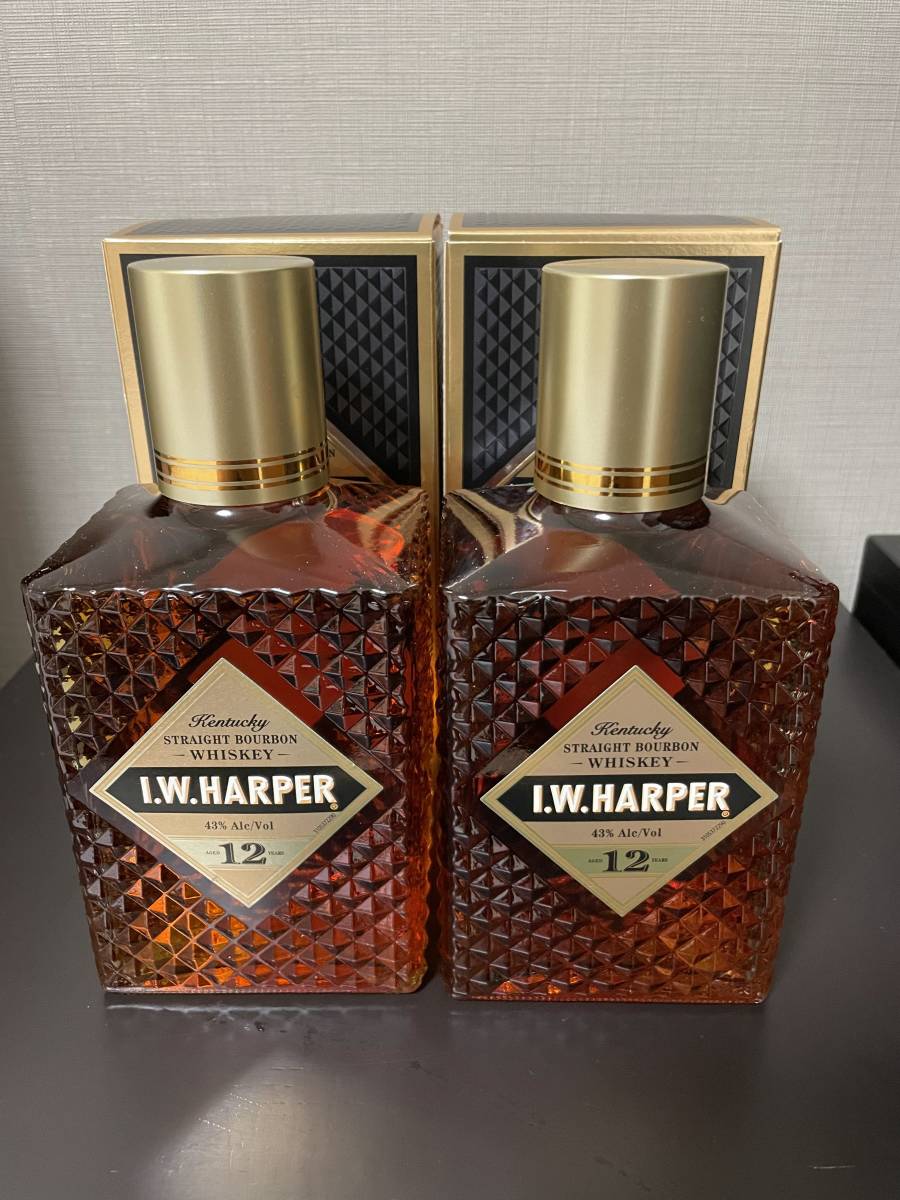 □【終売品】 IWハーパー 12年 2本セット I.W.HARPER 正規 バーボン