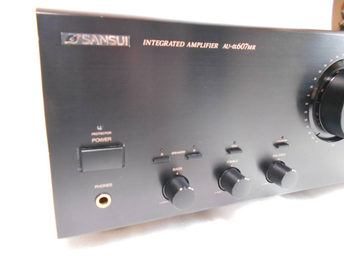 SANSUI プリメインアンプ AU-α607MR メンテナンス済 山水 サンスイ AU