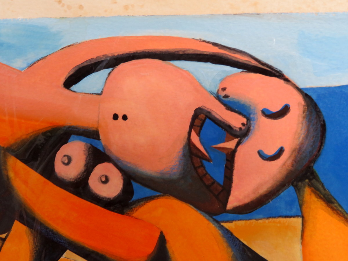 パブロ ピカソ Pablo Picasso 1931年 figures at the seaside ミクスト