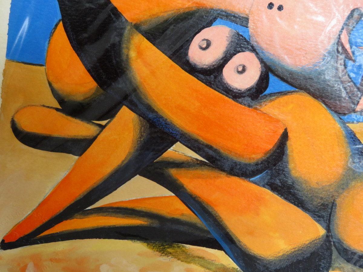 パブロ ピカソ Pablo Picasso 1931年 figures at the seaside ミクスト
