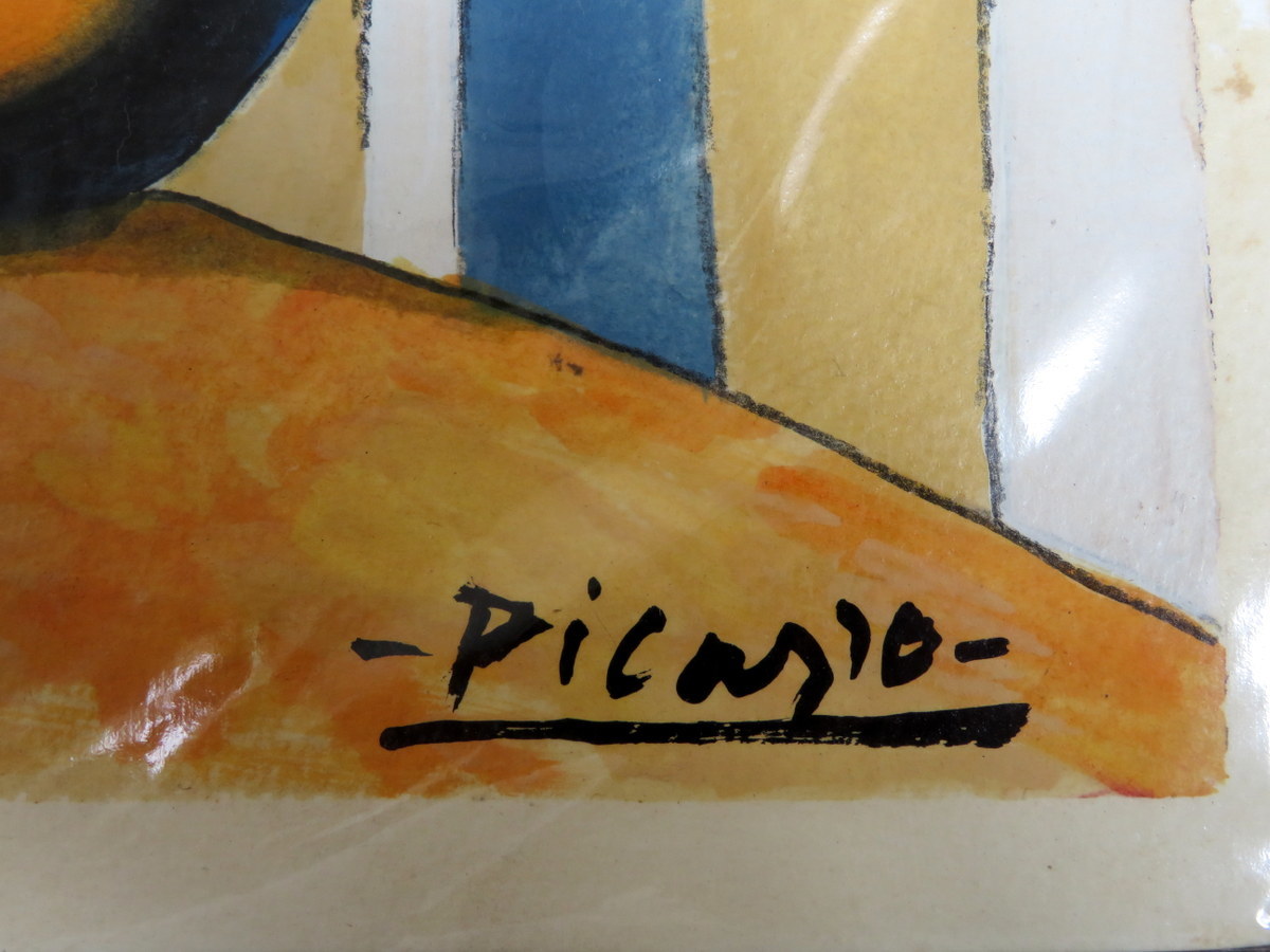 パブロ ピカソ Pablo Picasso 1931年 figures at the seaside ミクスト