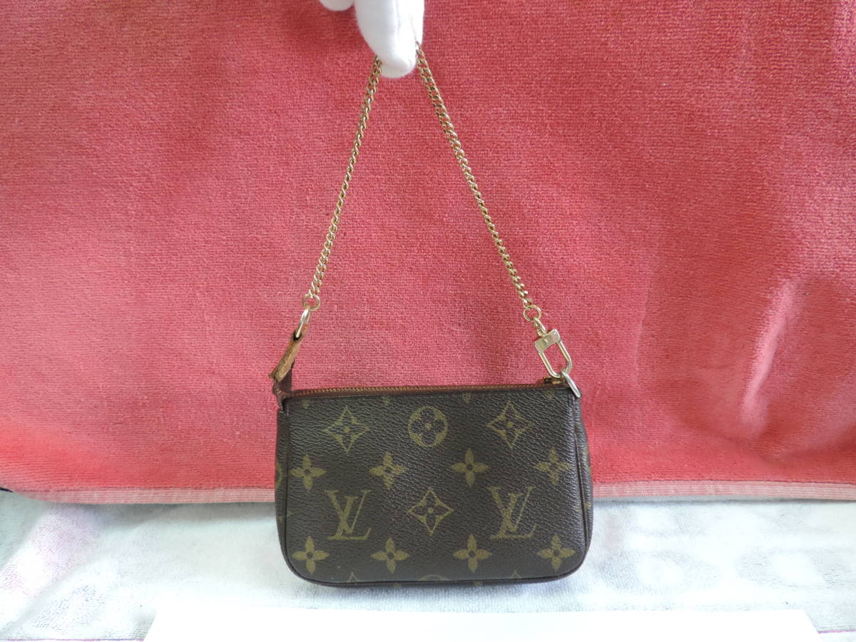 ルイ・ヴィトン LOUIS VUITTON モノグラム ミニ ポシェット アクセ 