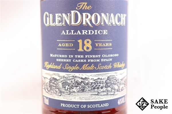 ◇注目! ザ・グレンドロナック 18年 700ml 46% 箱 スコッチ 【公式通販】