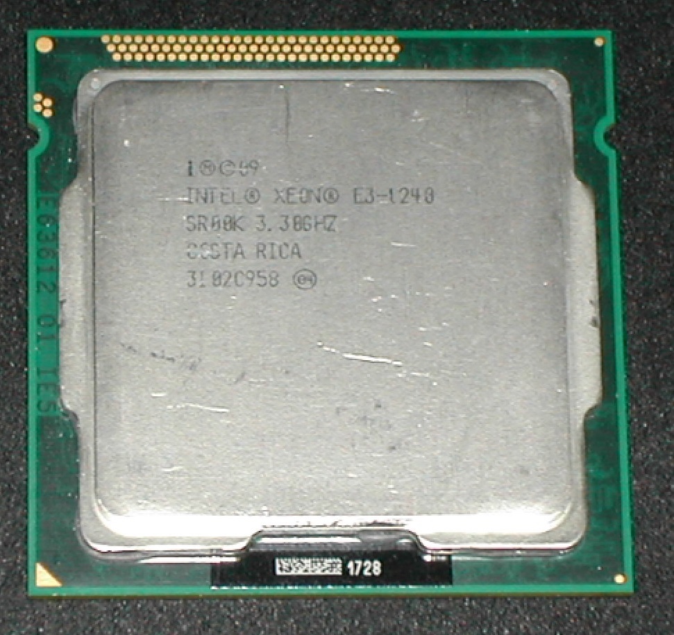 4コア8スレッド XEON　E3 1240 LGA1155