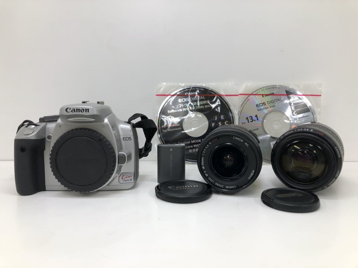 ジャンク品 Canon キヤノン EOS Kiss Digital X デジタル一眼レフ