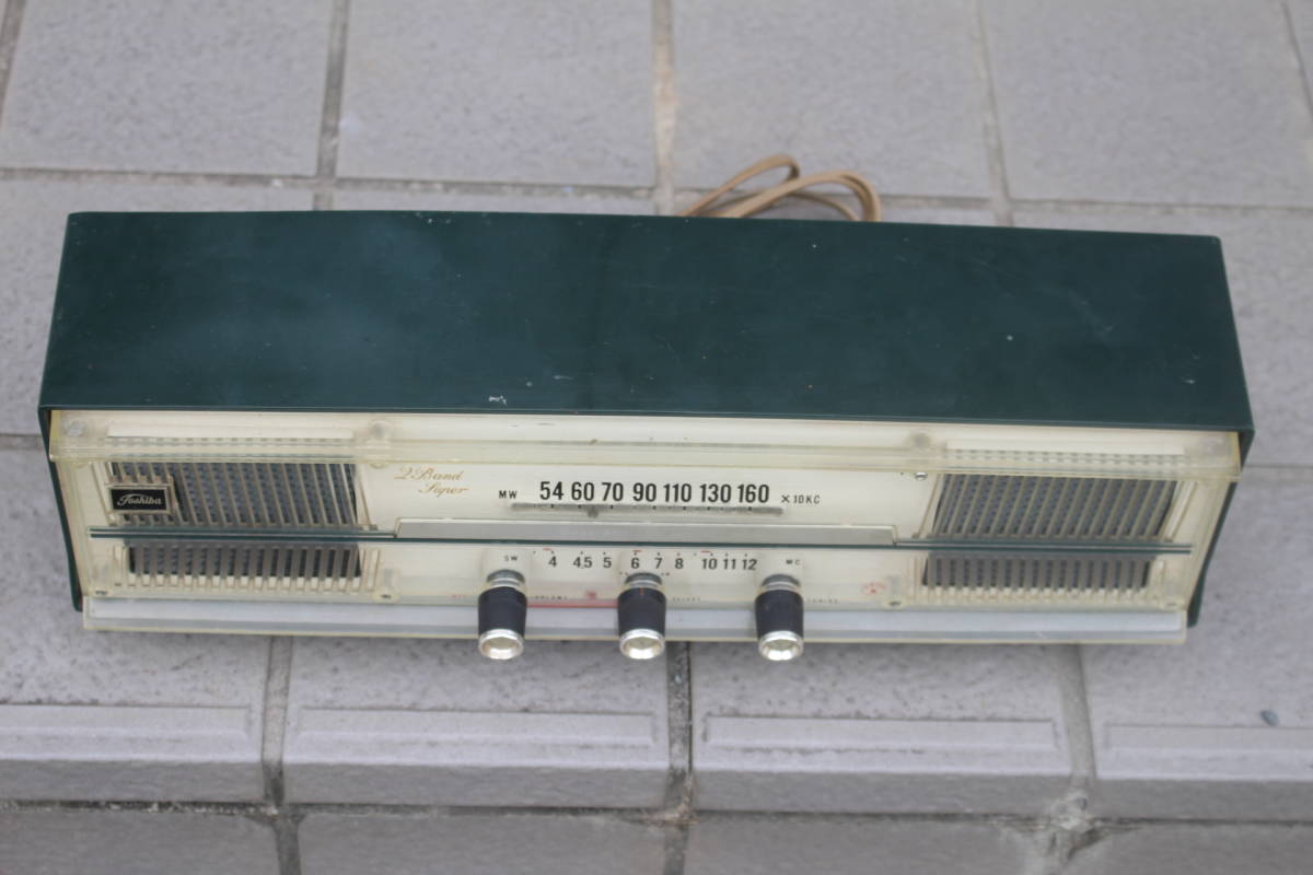 動作品！ 東芝 真空管ラジオ かなりや X 5ZL-649（検）古い昭和レトロ