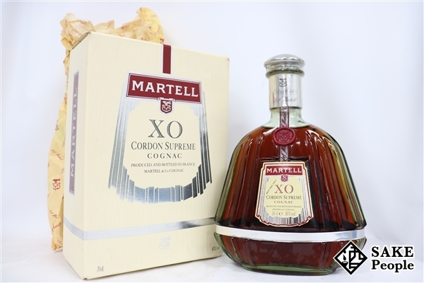 赤字超特価，限定セール 1円 マーテル XO コルドンスプリーム 赤ラベル 700ml 40％ 箱付き コニャック(マーテル)｜売買されたオークション情報、yahooの商品情報をアーカイブ公開 - オークファン コニャック