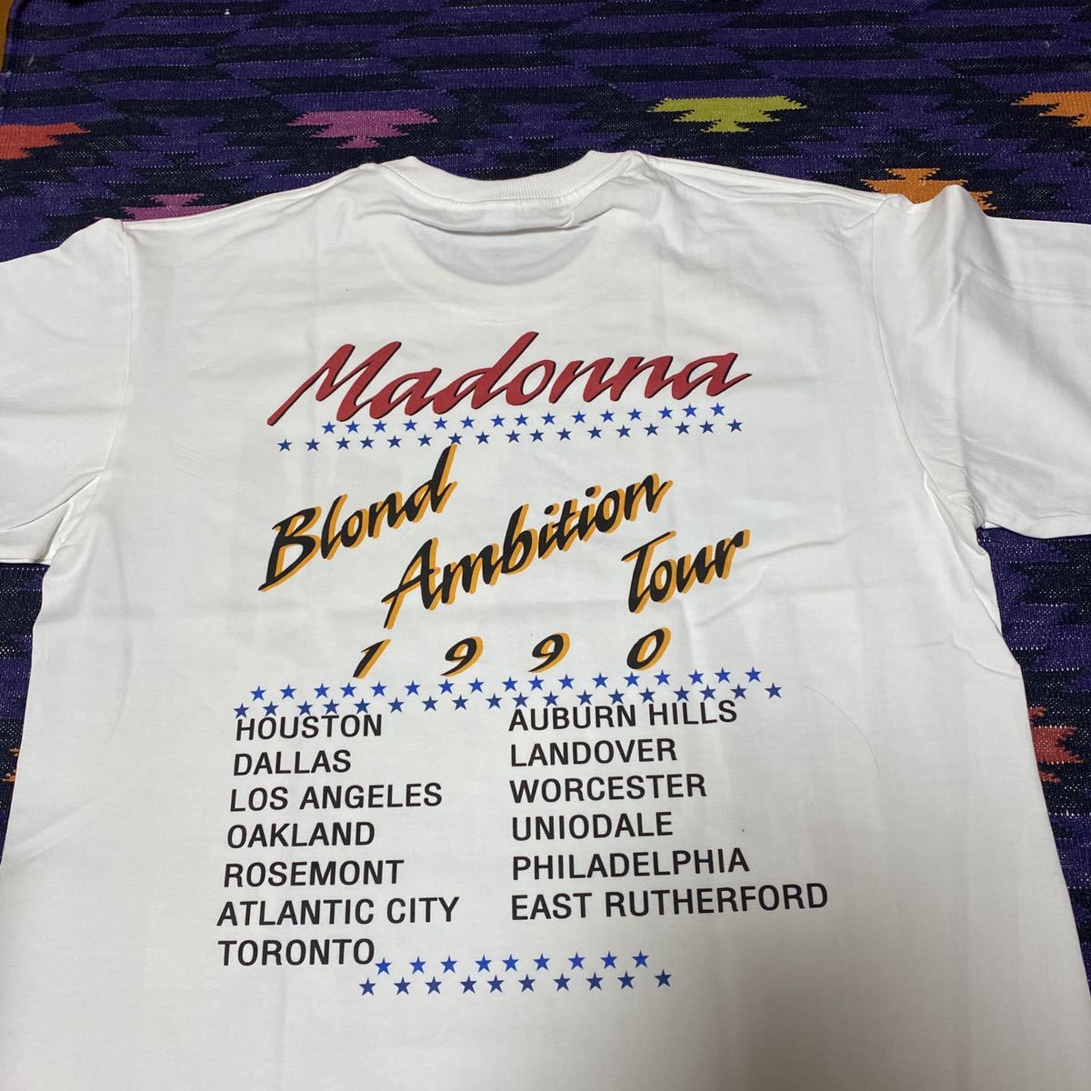 ヴィンテージ Tシャツ 復刻 madonna blond ambition tour マドンナ