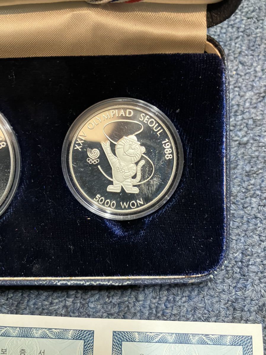記念銀貨 1988年ソウルオリンピック 記念メダル マラソン 10000ウォン