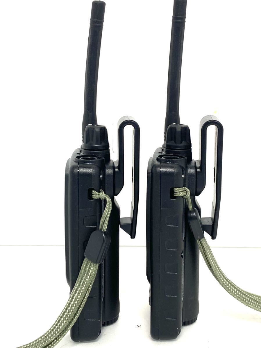ALINCO DJ-P221 ロングアンテナ 2台セット 充電器付 特定小電力⑤