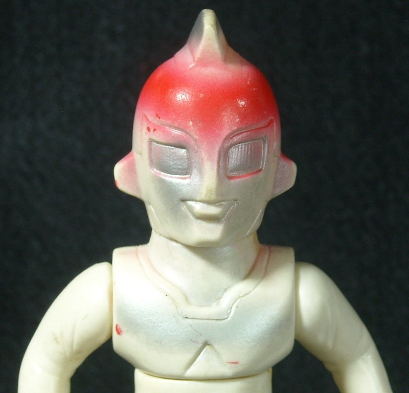 ソフビ(7)無版権◆突撃 ヒューマン◆約15ｃｍ◆パチ物◆中古