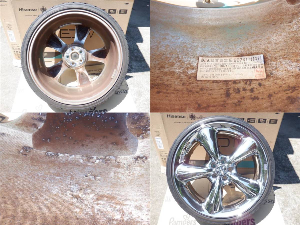 WORK Goocars/ワーク グッカーズ 19インチ 19×8.0J +38 PCD100 5H