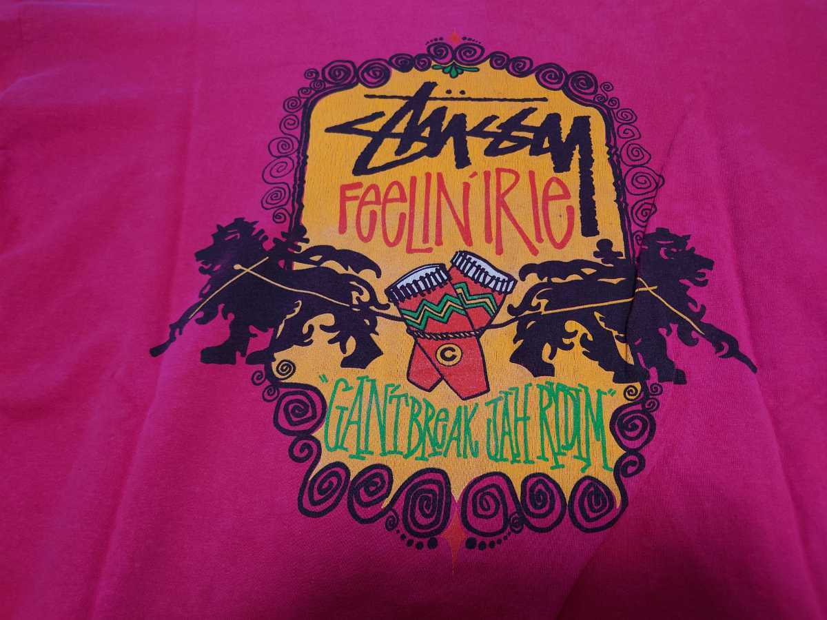 OLD STUSSY Tシャツ ライオン stussy ラスタ ステューシー ラスタ 