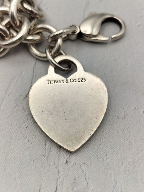 M TIFFANY & Co. ティファニー シルバー オープンハート 2.7g 925刻印 