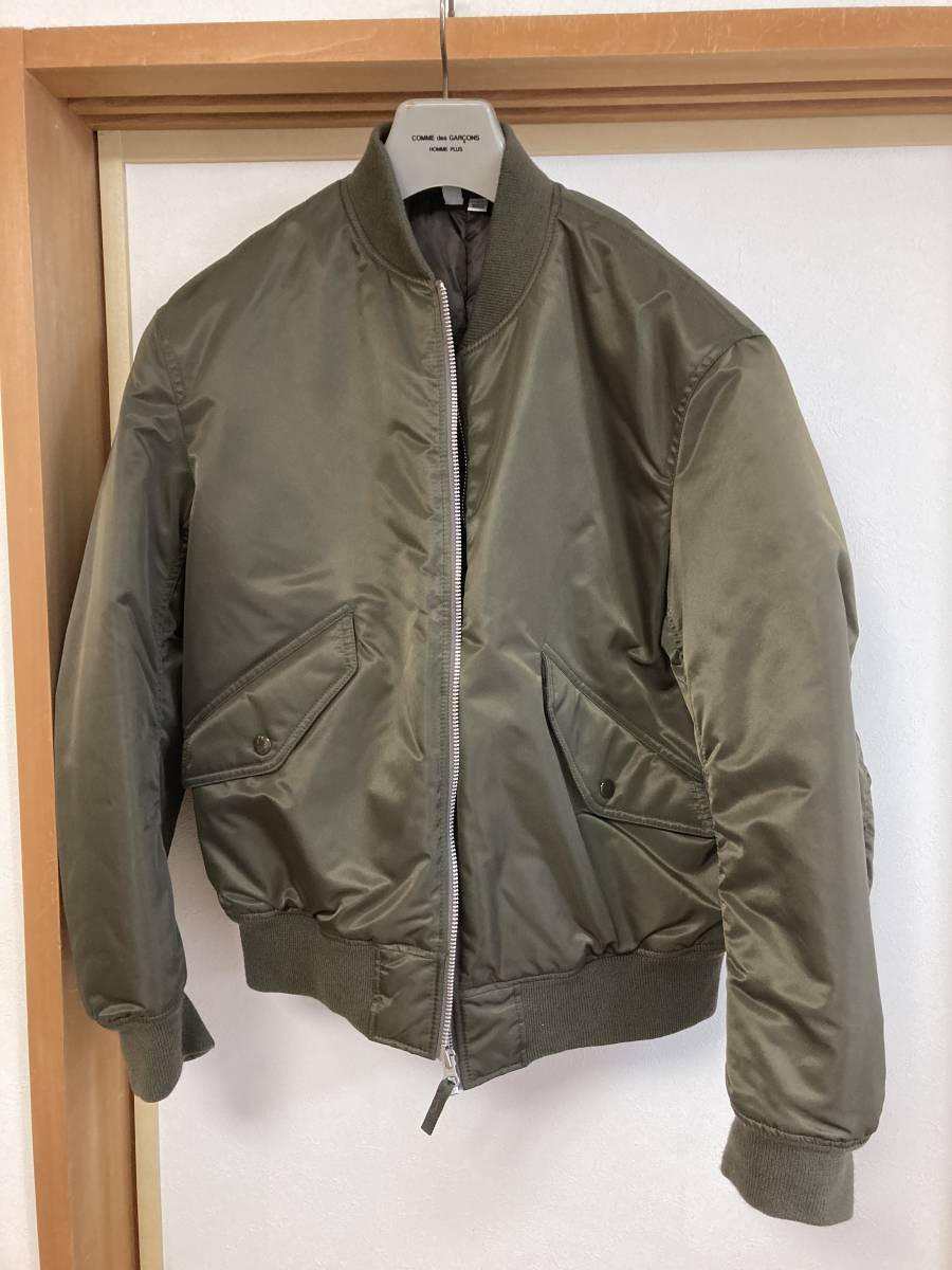 UNIQLO U（ユニクロ ルメール コラボ） 旧タグ MA-1 Lサイズ Olive 