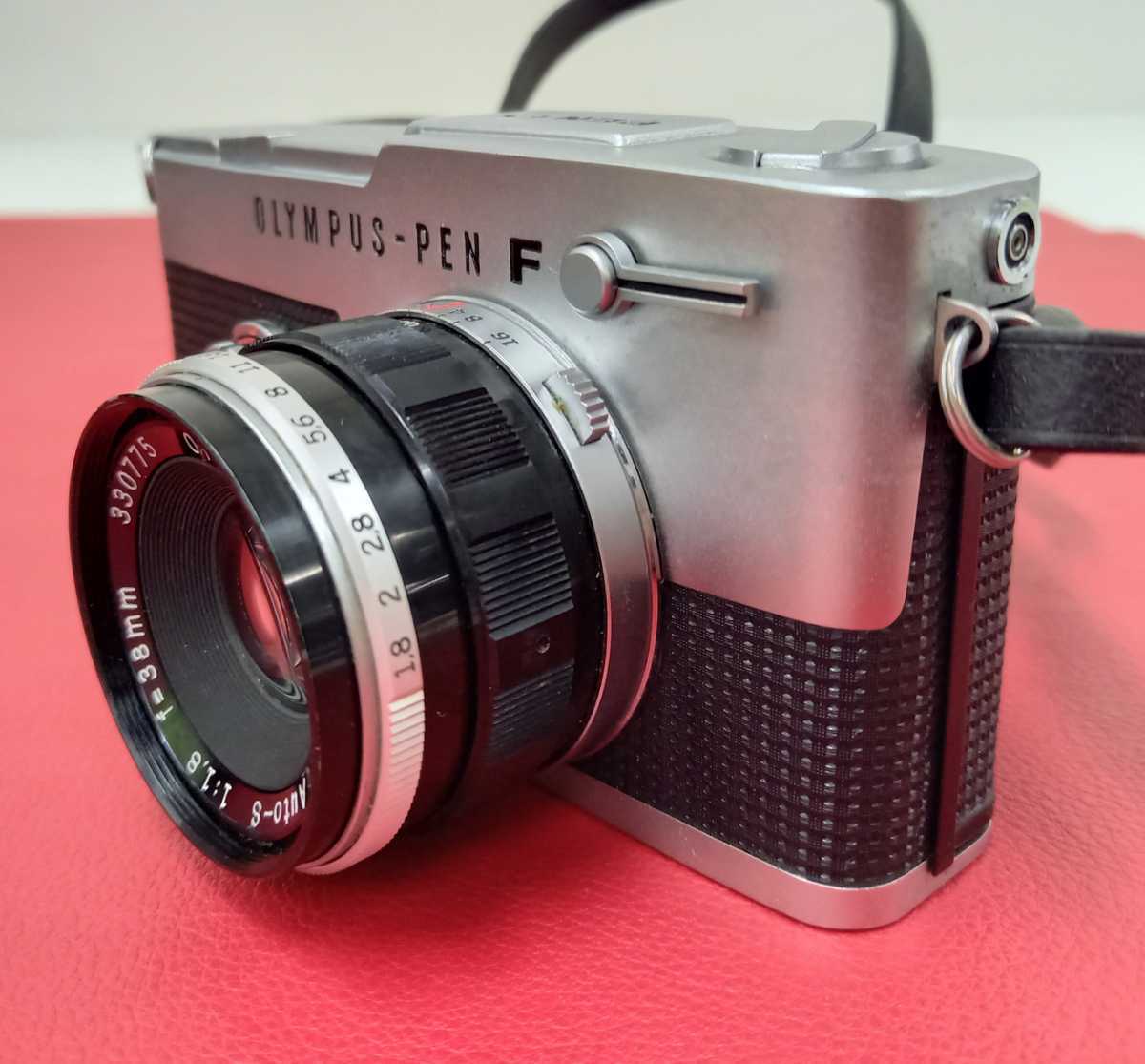 Olympus 38mm Auto-S OLYMPUS F PEN f1.8 FT Pen FV + F1.8レンズ