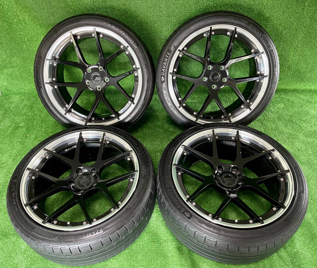 美品 鍛造 BC FORGED HB20090-81 20インチ 9J ET＋20 10J ET＋25 