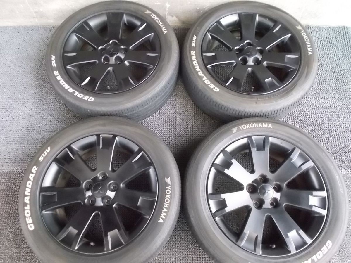 【人気SALE，新品】 激安 CV5W デリカD5 純正 ENKEI エンケイ 18インチホイール 7J+38 5穴 PCD114.3 アルミホイール 1台分 / P8-1019(ラジアルタイヤ)｜売買されたオークション情報、yahooの商品情報をアーカイブ公開 - オー 5穴