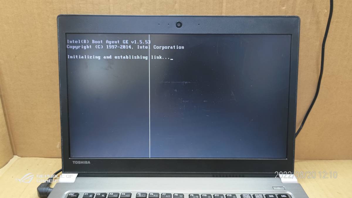 東芝Dynabook R63P BIOSまで動作確認/詳しく動作未確認/ジャンク/現状