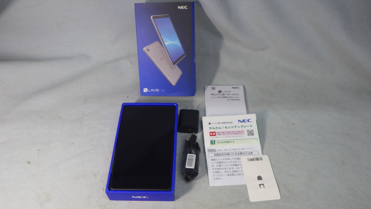■NEC■Androidタブレット■LAVIE Tab E TE507/KAS [PC-TE507KAS]■展示/3■　★即決★