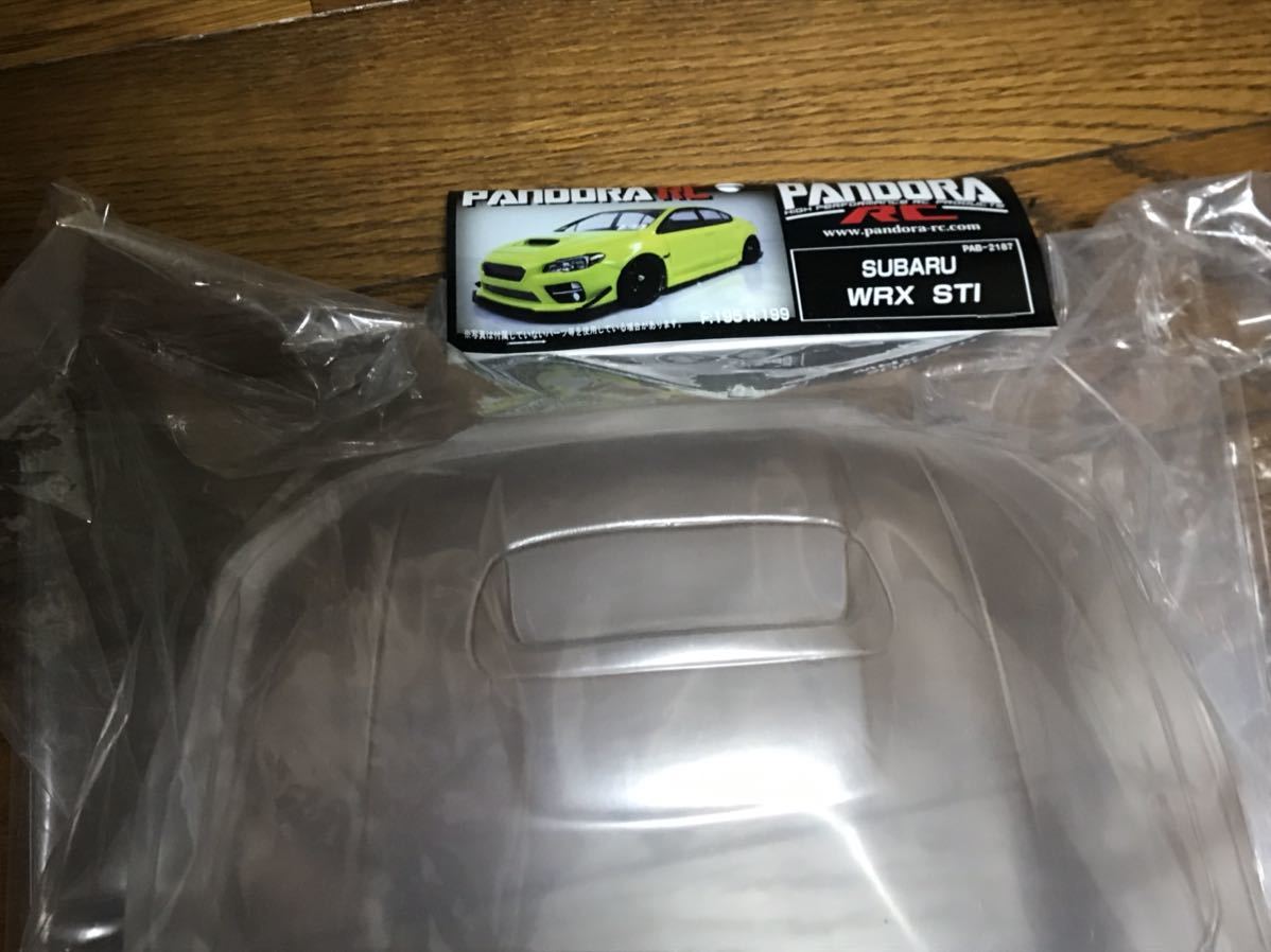 PANDORA RC ドリフト用ラジコンボディ スバル WRX STI 未使用品