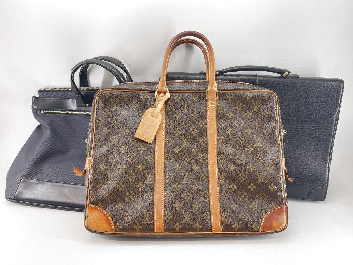 モノグラム VUITTON ルイヴィトン LOUIS ポルト ポルトドキュマン 
