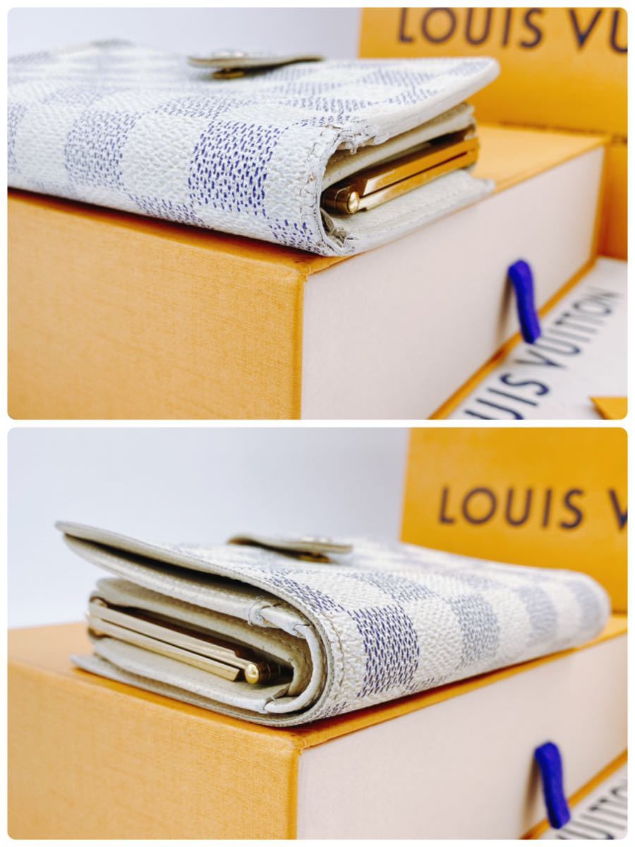 A649【美品】LOUIS VUITTON ルイヴィトン ダミエ アズール