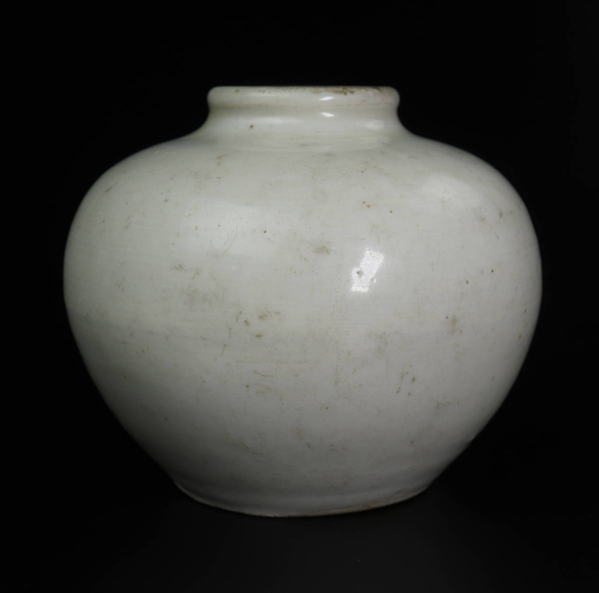 李朝時代 白磁製 古美術 ◇舩◇ 花瓶 32cm 大徳利 朝鮮古